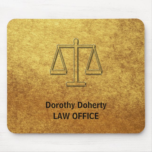 Scales of Justice | Personalizable Mouse Mat (Front)