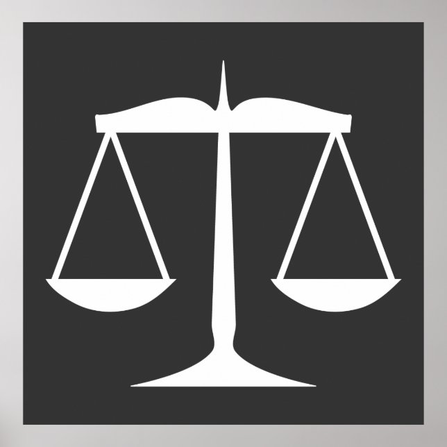 Scales of Justice Poster (Front)