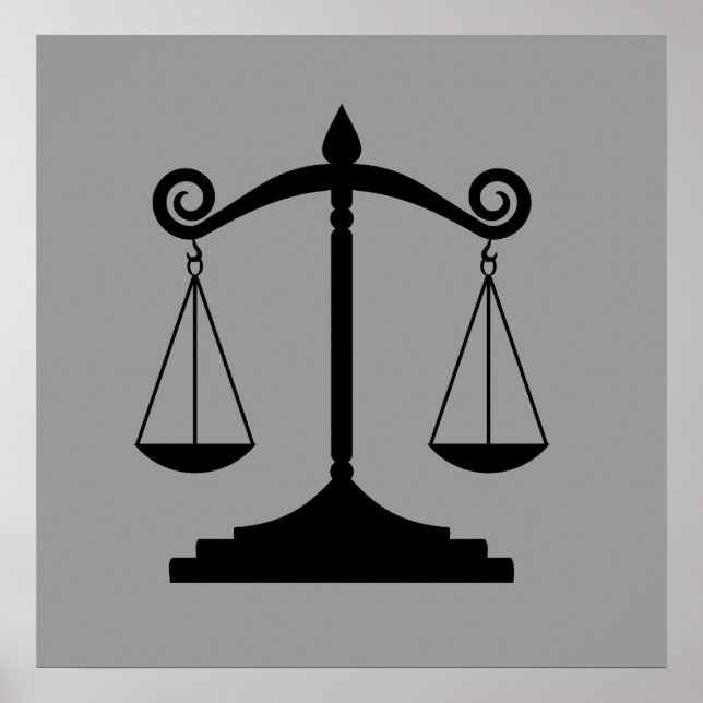 Scales of Justice Poster (Front)