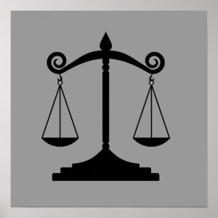 Scales of Justice Poster