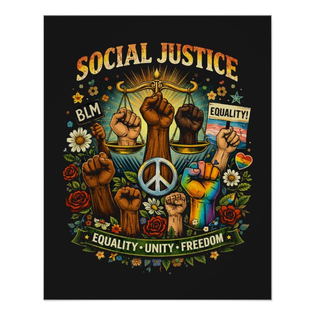 Scales of Justice Poster (Front)