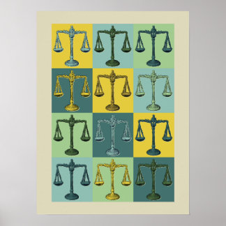Scales of Justice Poster