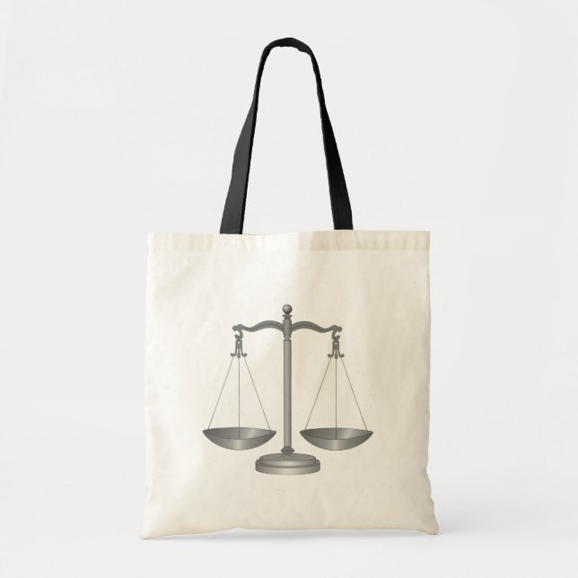 Scales of Justice Tote Bag (Front)