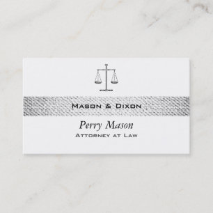 Scales of Justice w/ QR Codes Business Card