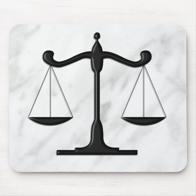 Scales on Marble Mouse Mat (Front)