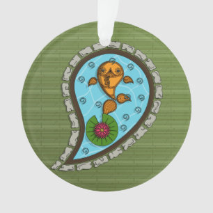 Scales the Goldfish Acrylic Ornament
