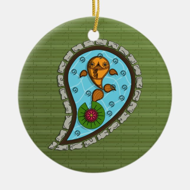 Scales the Goldfish Ornament (Front)