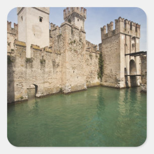 Scaliger Castle, Sirmione, Brescia Province, Square Sticker