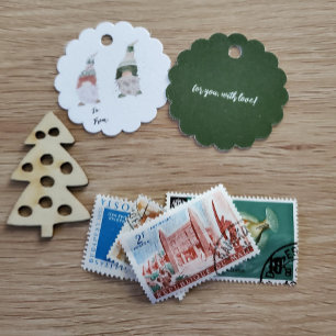 Scallop Gnome Gift Tag