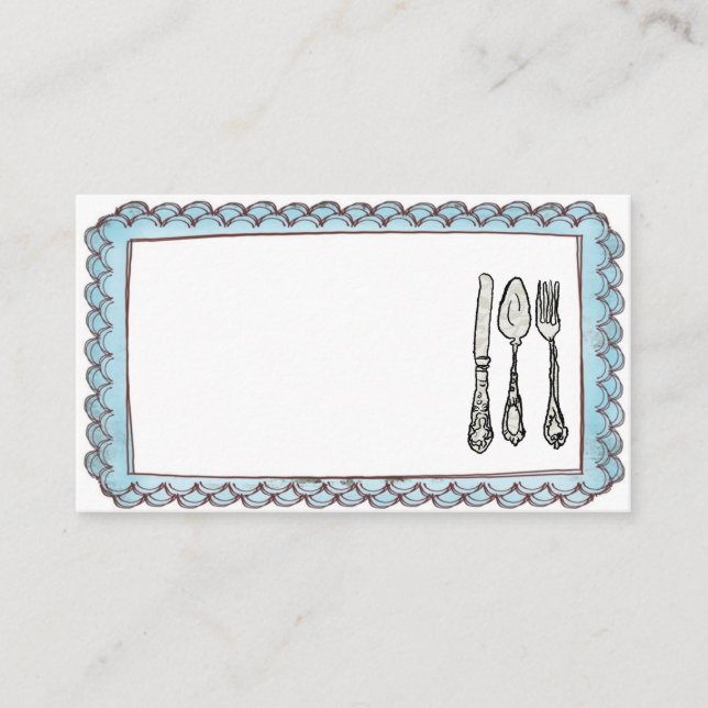 Scallop PlaceCards...................... Place Card (Front)