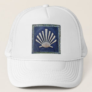 Scallop shell Camino de santiago Trucker Hat