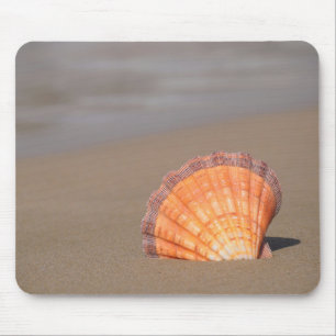 Scallop Shell  Crete, Greece Mouse Mat