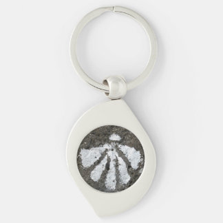 Scallop Shell Necklace Key Ring