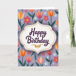Scalloped Birthday Card