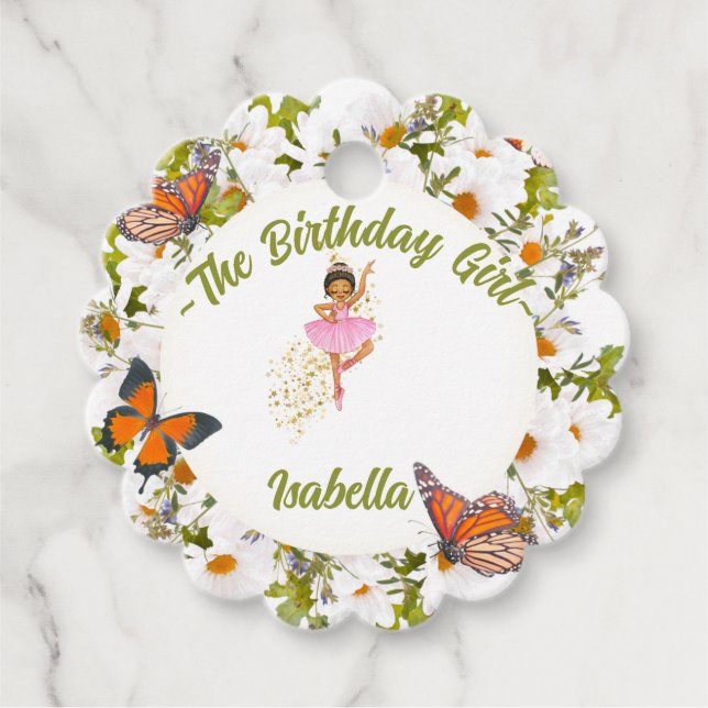 Scalloped Favour Tags (Front)