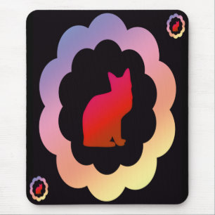 Scalloped Kitty - Mouse Mat