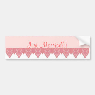 Scalloped Lace 2 Bumper Sticker