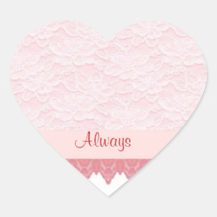 Scalloped Lace 2 Heart Shaped Seal