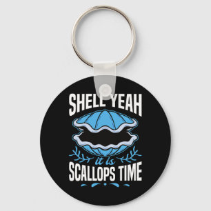 Scalloping Location Scallop Hunter Fishing Snorkli Key Ring