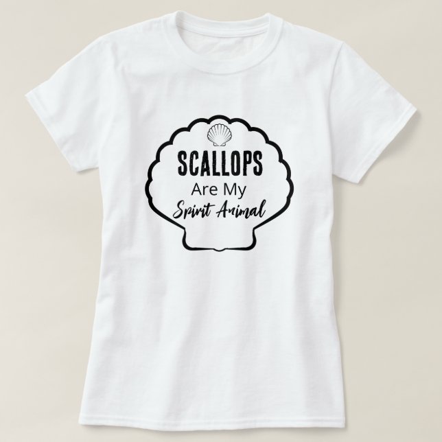 Scallops Are My Spirit Animal – Women’s Shelling T T-Shirt (Design Front)