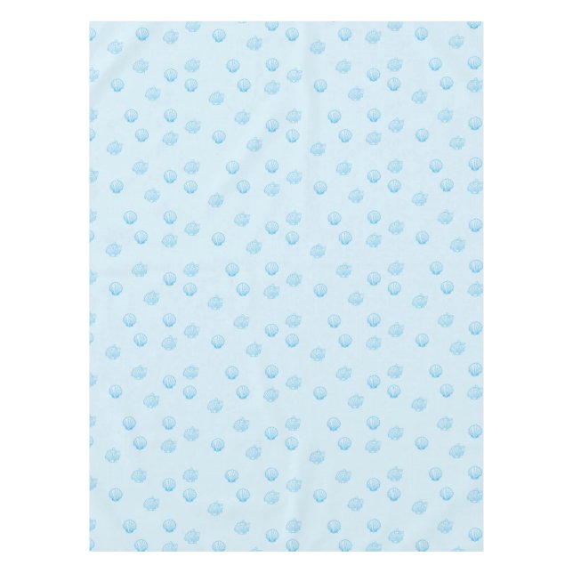 Scallops Outline Minimalism Tablecloth (Front)