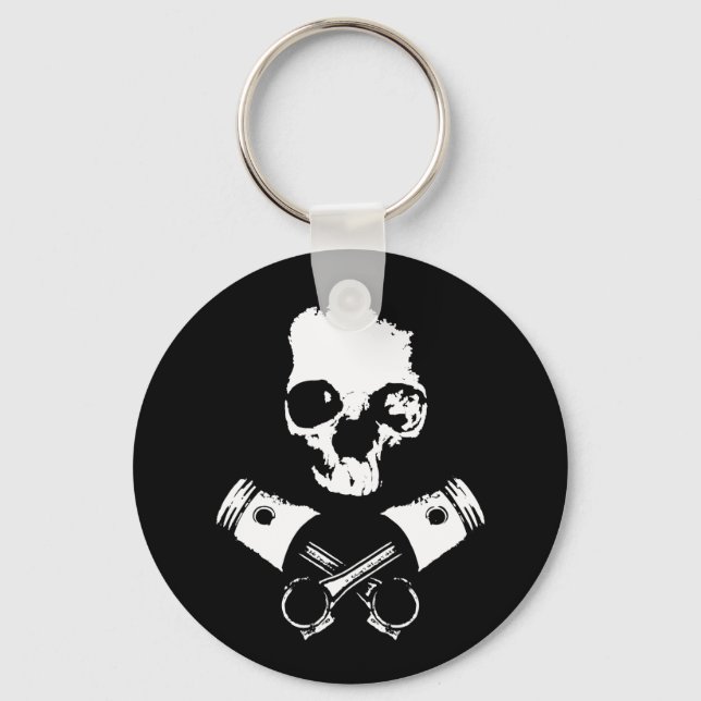 Scallywag & Crossed Pistons Key Ring (Front)