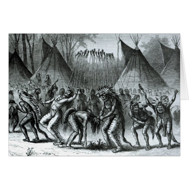 Scalp Dance from 'Sketches of Indian Warfare' (Front Horizontal)