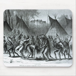 Scalp Dance from 'Sketches of Indian Warfare' Mouse Mat