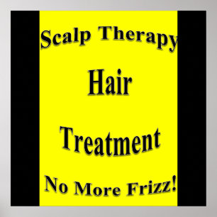 Scalp Therapy Haircut Sale Poster Matte