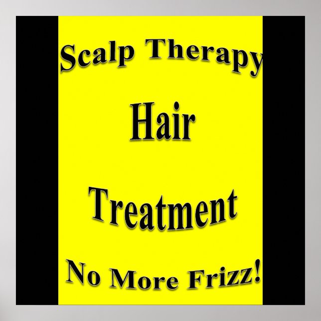 Scalp Therapy Haircut Sale Poster Matte (Front)