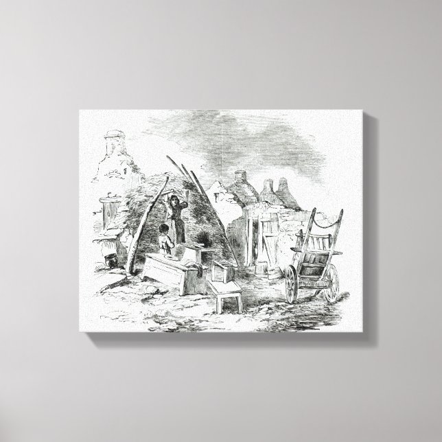 Scalpeen of Tim Downs, at Dunmore Canvas Print (Front)