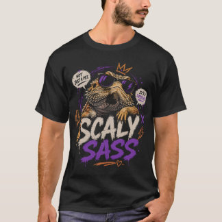 Scaly Sass Funny Bearded Dragon Tee