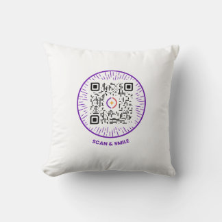 Scan and Smile – Daily Motivation Cushion