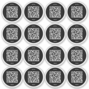 Scan for Menu QR Code Sticker   Restaurant & Cafe 