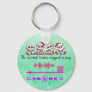 Scan for, wrapped in a song KeyChain