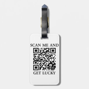 Scan Me And Get Lucky Luggage Tag