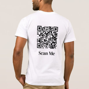 Scan Me Custom QR Code T-Shirt