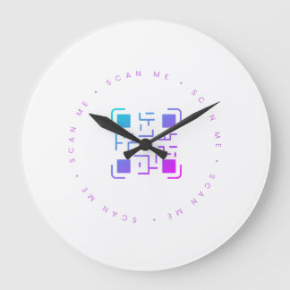 Scan me large clock