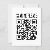 Scan Me Please QR Code – Smile, It's Free