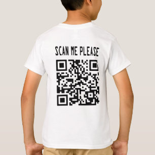 Scan Me Please QR Code – Smile, It's Free T-Shirt