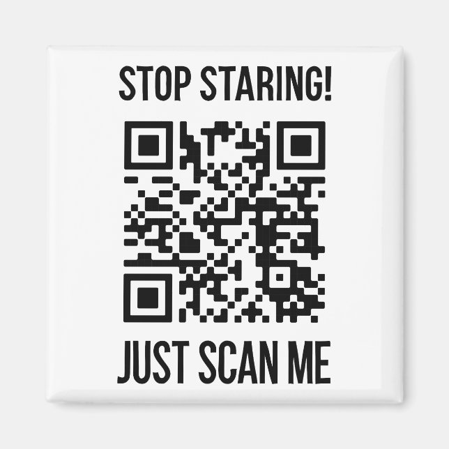 Scan Me QR Code: Choose Kindness Every Day Magnet (Front)