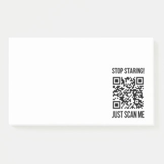 Scan Me QR Code: Create Your Future Post-it Notes