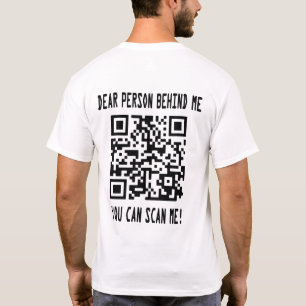 Scan Me QR Code for a Motivational Boost T-Shirt
