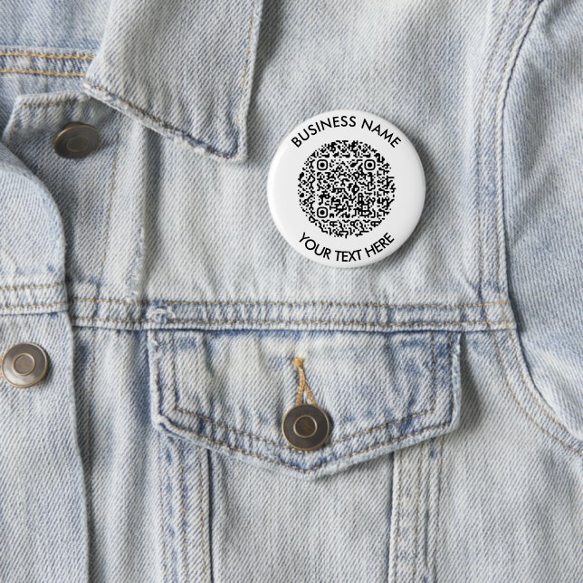 Scan me QR Code id 6 Cm Round Badge (In Situ)