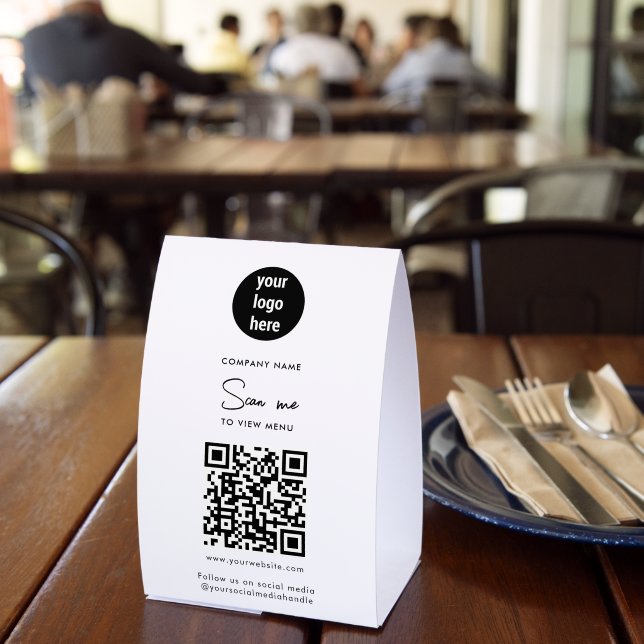 Scan Me To View Menu Order QR Code  (Insitu(Restaurant))