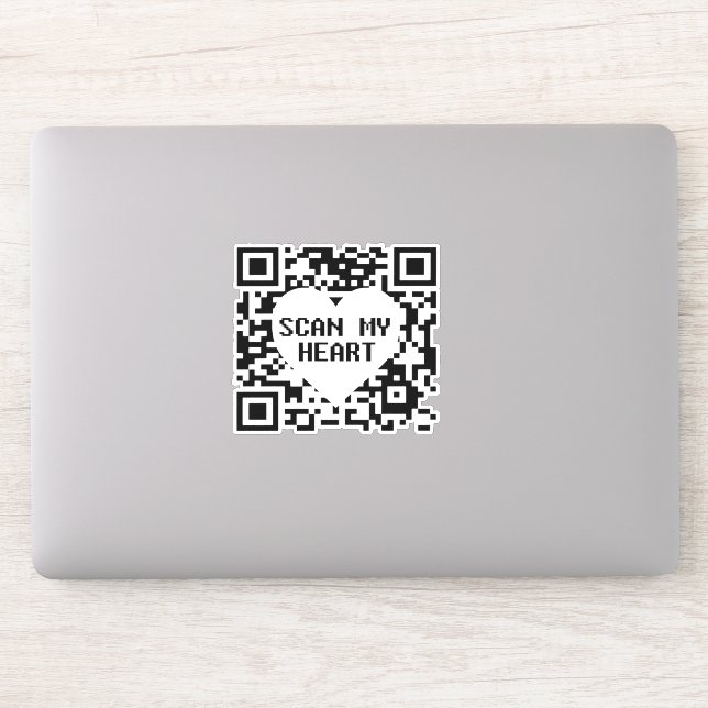 Scan my Heart Sticker (Computer)