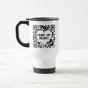 Scan my Heart     Travel Mug
