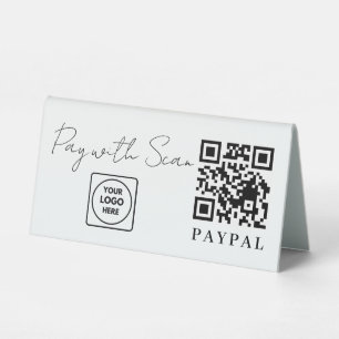 Scan Pay QR Code Mobile Checkout Display Sign in