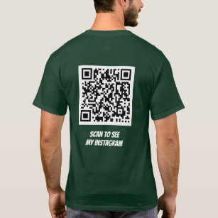 Scan QR Code Instagram, Twitter, Facebook T-Shirt