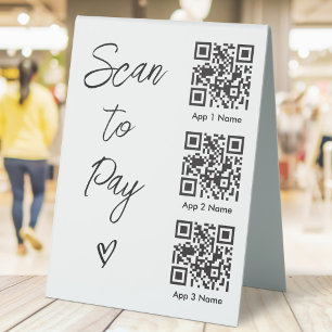 Scan QR Code to Pay For Business Digital Payment